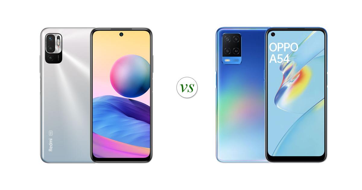 xiaomi redmi note 10 vs oppo a54