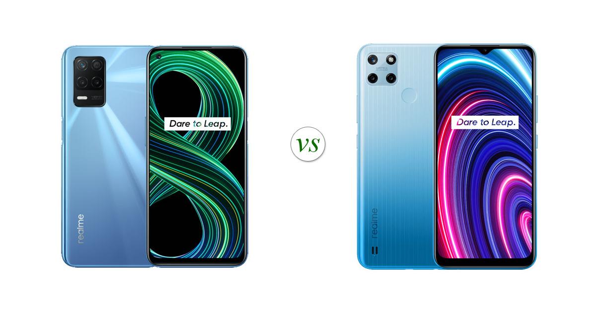 realme 8 and realme 8 5g comparison