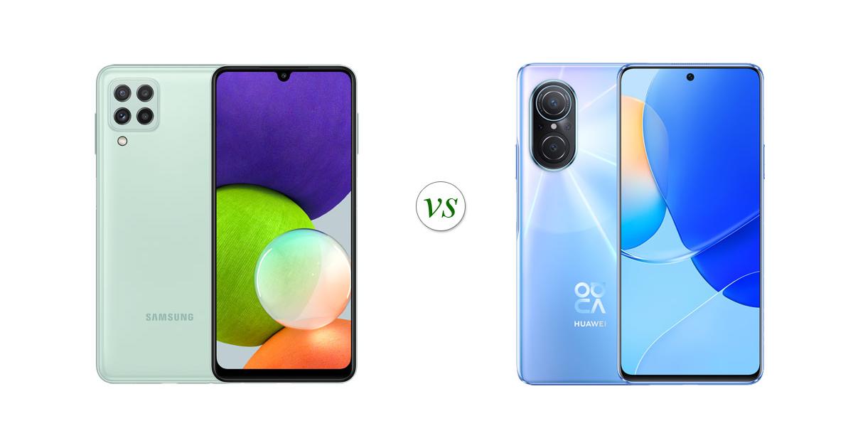 huawei nova 9 vs samsung s22 ultra