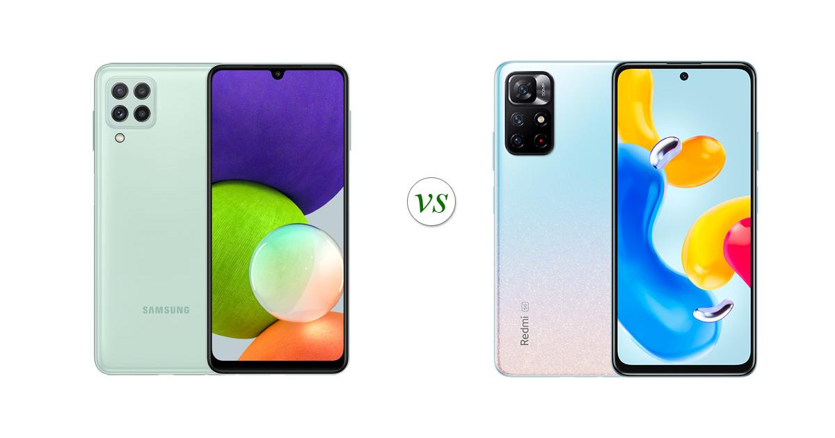 samsung a32 5g vs xiaomi redmi note 11