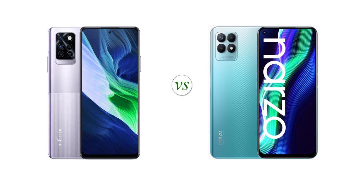 infinix note 10 pro vs narzo 50