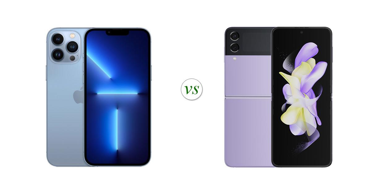 galaxy flip 5 vs iphone 13 pro max