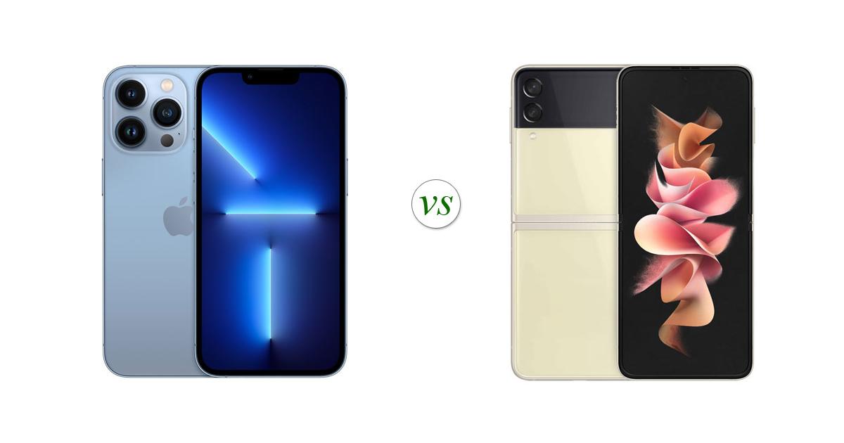 iphone 13 pro vs z flip 3