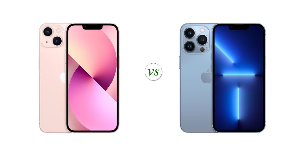 Apple iPhone 13 vs Apple iPhone 13 Pro: Side by Side Specs Comparison