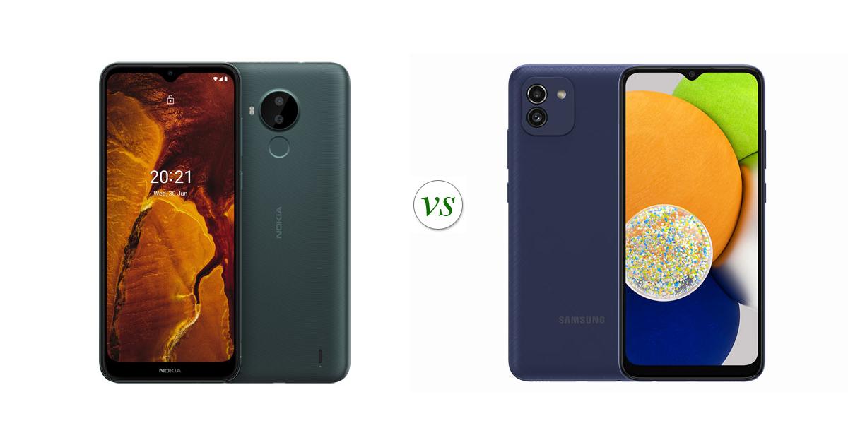 nokia c30 vs samsung a12