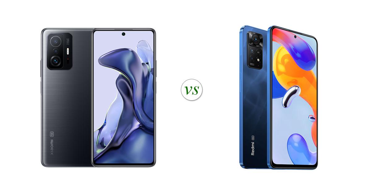 xiaomi 11t vs samsung note 9