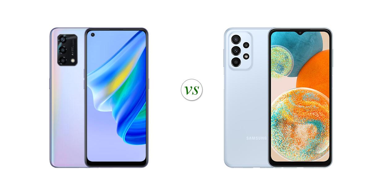 Oppo A95 Vs Samsung Galaxy A23 5g Side By Side Specs Comparison