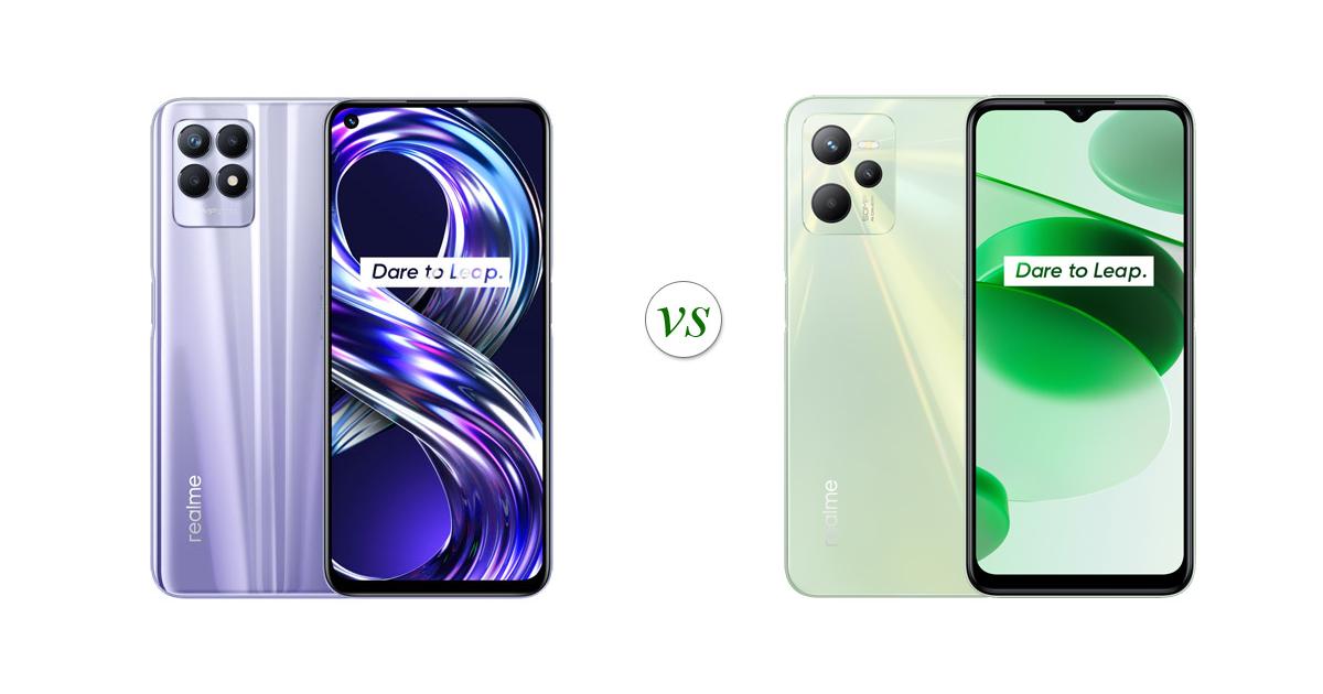 realme c35 and realme 8i comparison