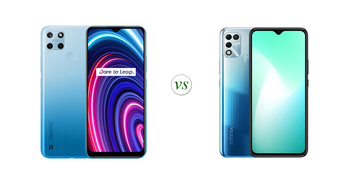 infinix hot 11 vs realme c25s