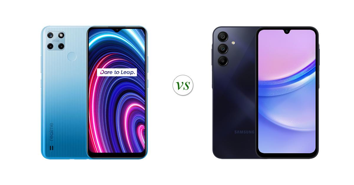 realme C25Y vs Samsung Galaxy A15: Side by Side Specs Comparison