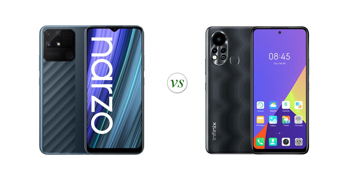 narzo 50a vs infinix hot 11s