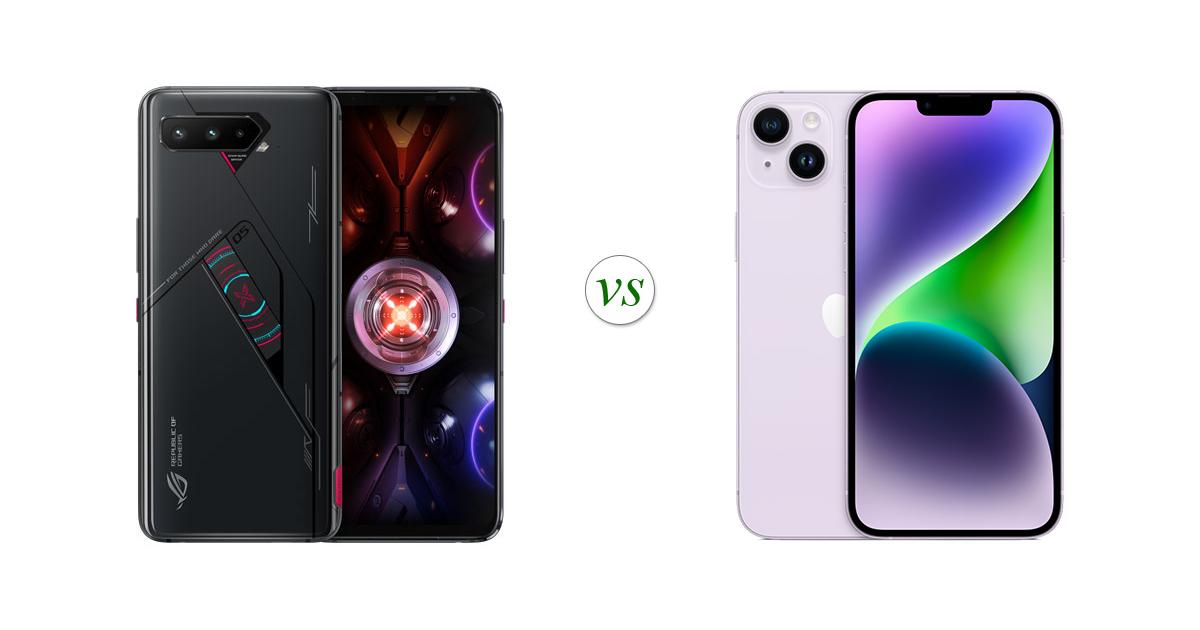 rog phone 6 pro vs iphone 14 plus