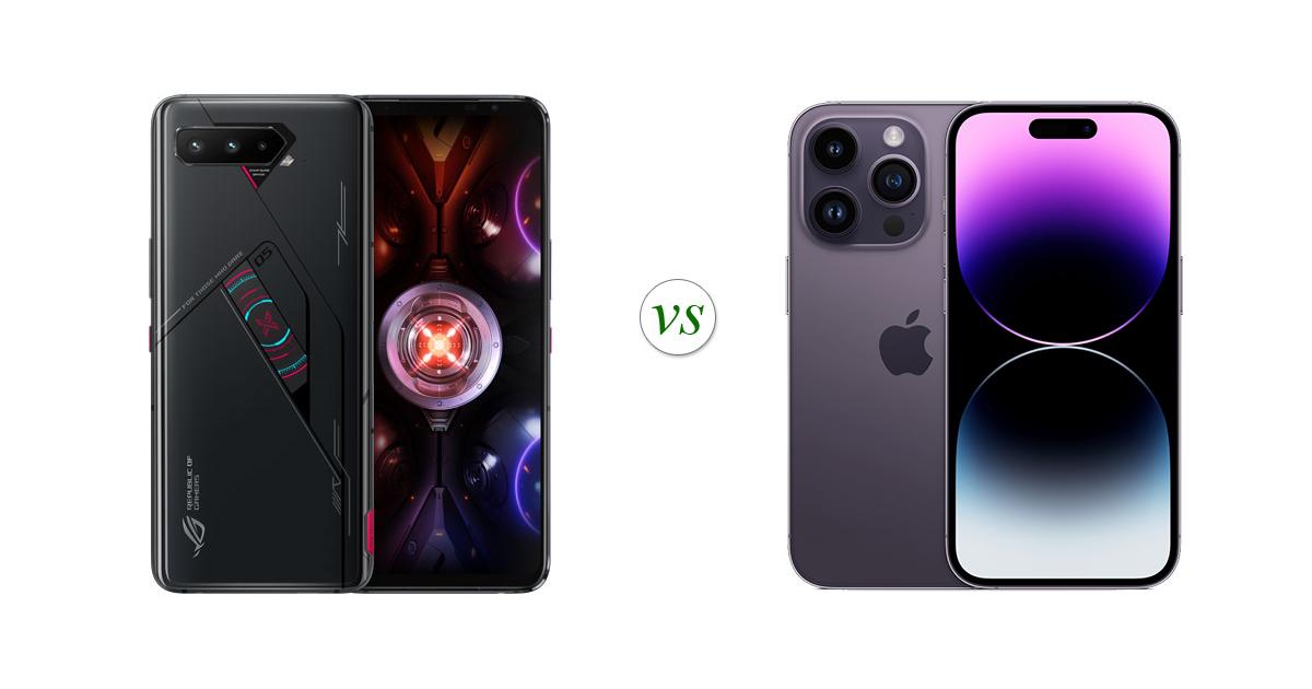 rog 6 pro vs iphone 14 pro