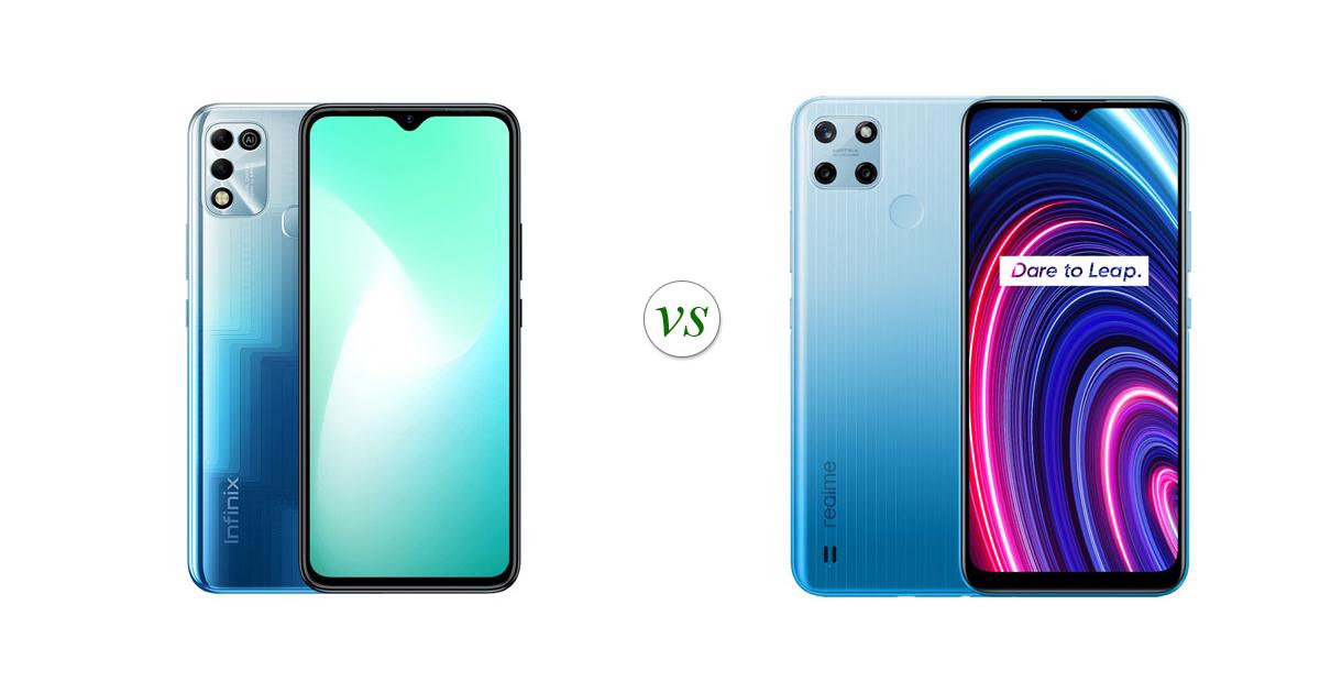 realme c25y vs infinix hot 11 play