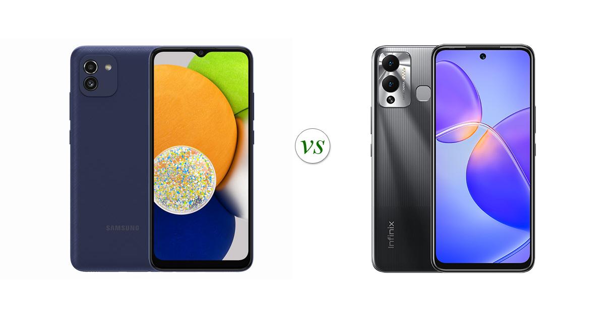 infinix hot 12 vs samsung a03