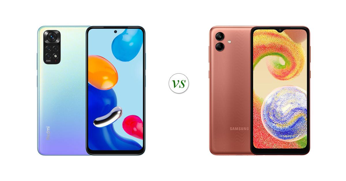 samsung a11 vs redmi note 11