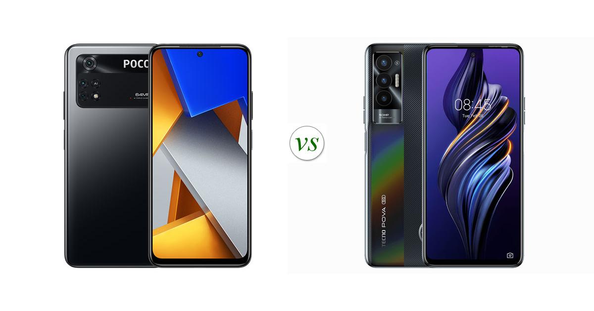 tecno pova 4 vs poco m4 pro 5g