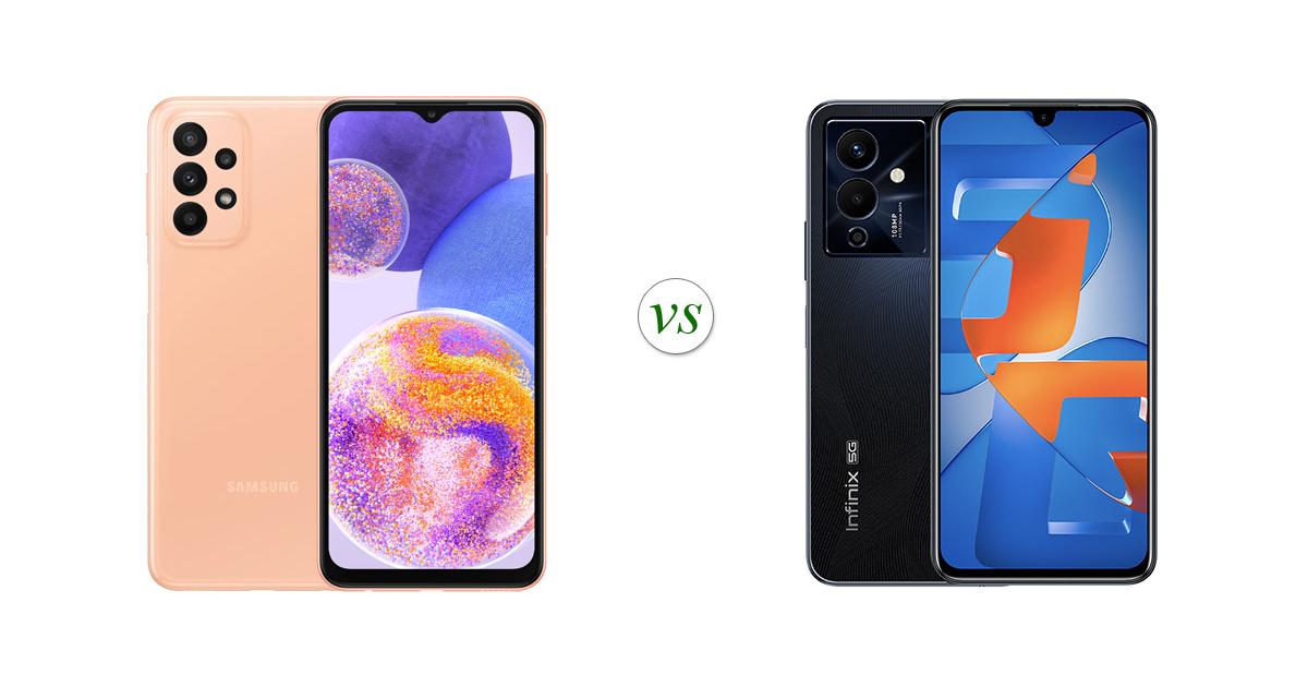 samsung galaxy a23 vs infinix note 12