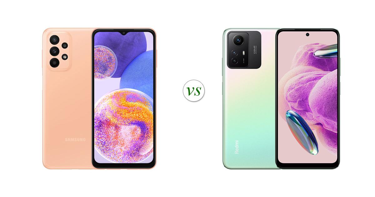 redmi note 12 vs galaxy a23 5g