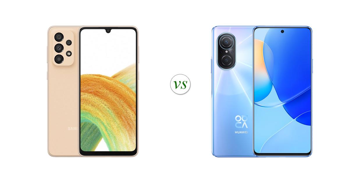 nova 9 se vs a33