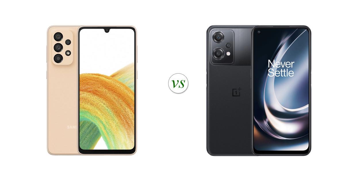 oneplus nord ce 2 lite 5g vs samsung galaxy a33 5g