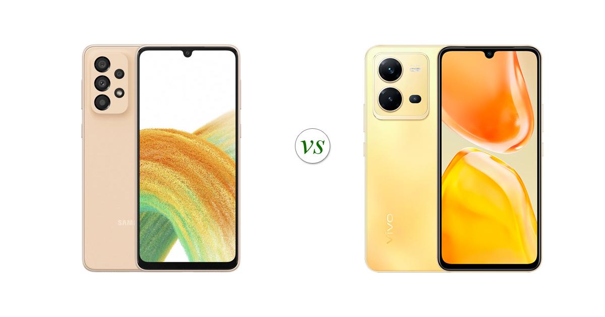 samsung a33 vs vivo v25e