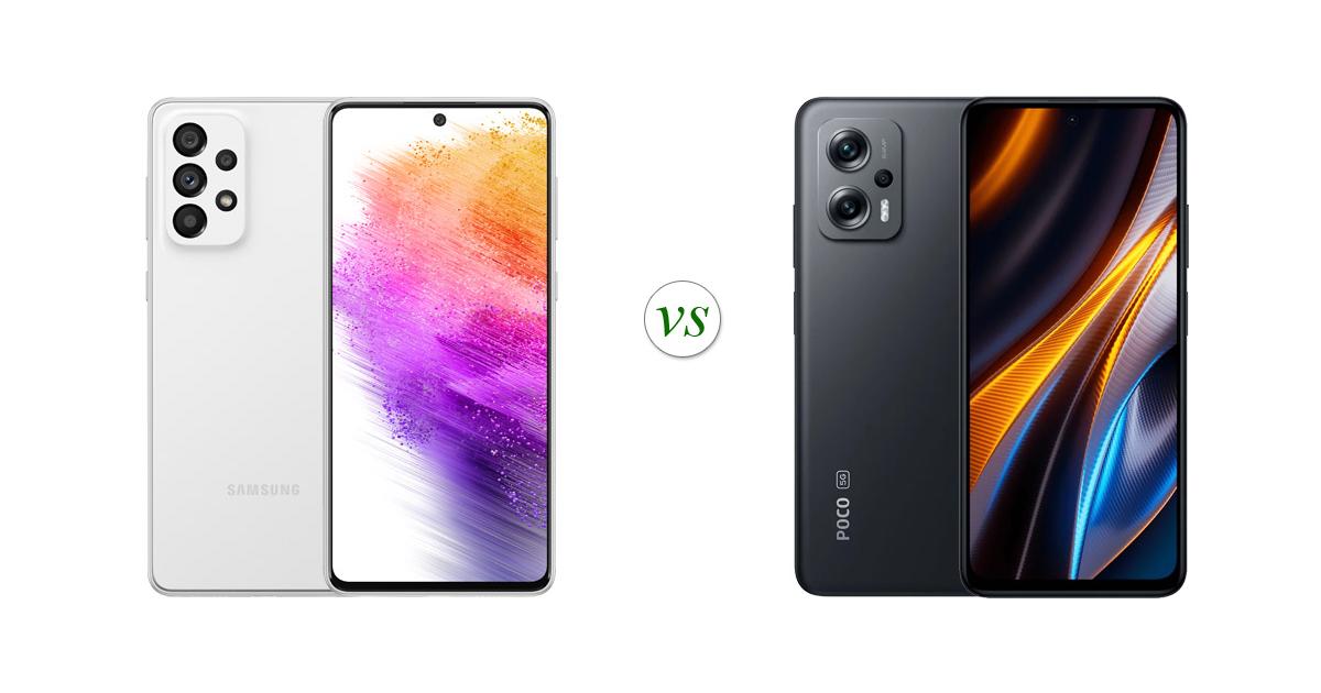 samsung a73 vs poco x4 pro