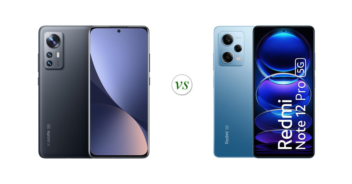 xiaomi note 12 pro vs xiaomi 12x