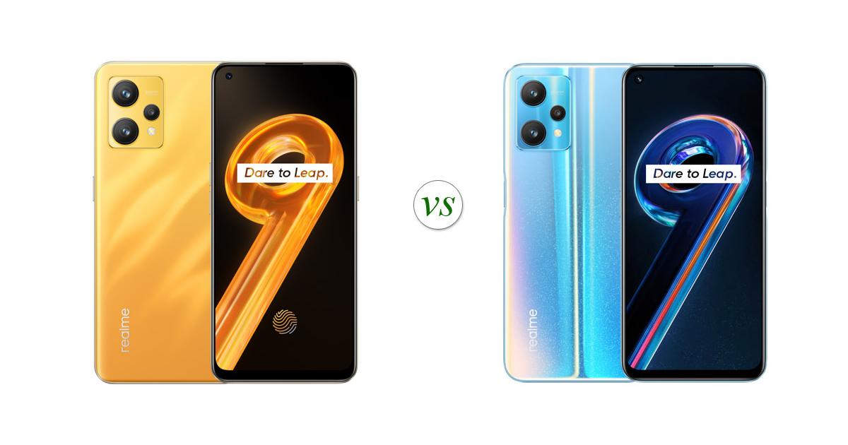 compare realme 9 pro and realme 9