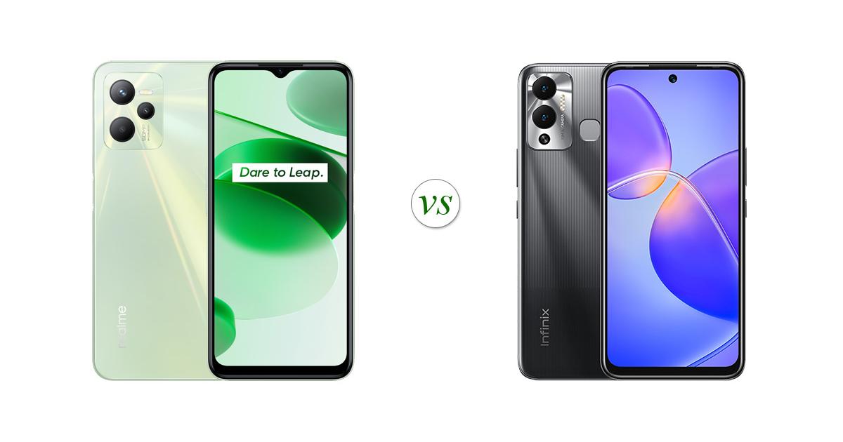 infinix hot 12 vs realme c35