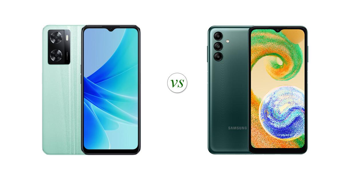 samsung a04s vs oppo a57