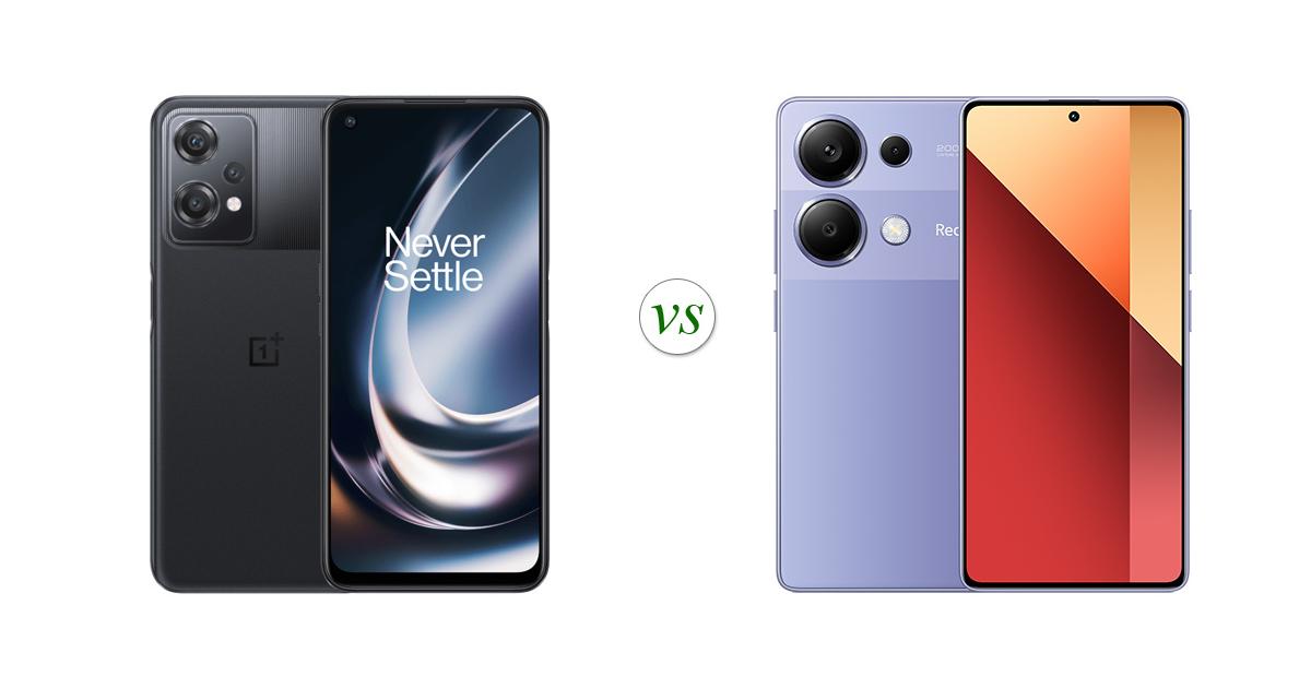 oneplus nord 4 vs redmi note 13 pro plus gsmarena