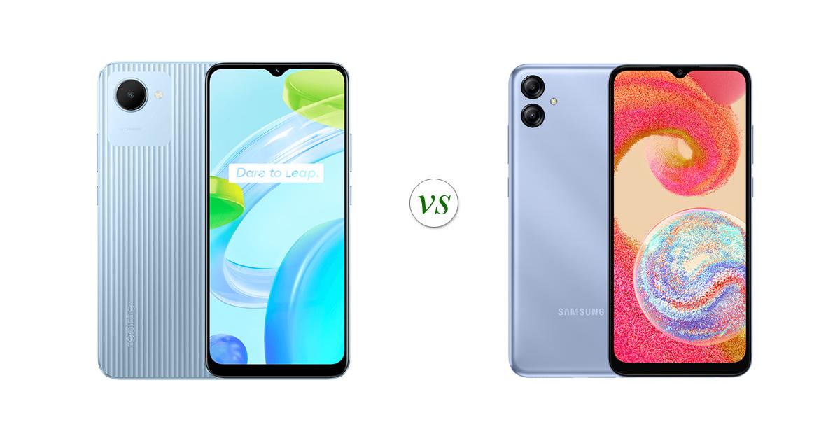 Realme C30 Vs Samsung Galaxy A04e Side By Side Specs Comparison 2522