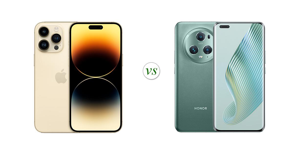 honor magic 5 pro vs iphone 14