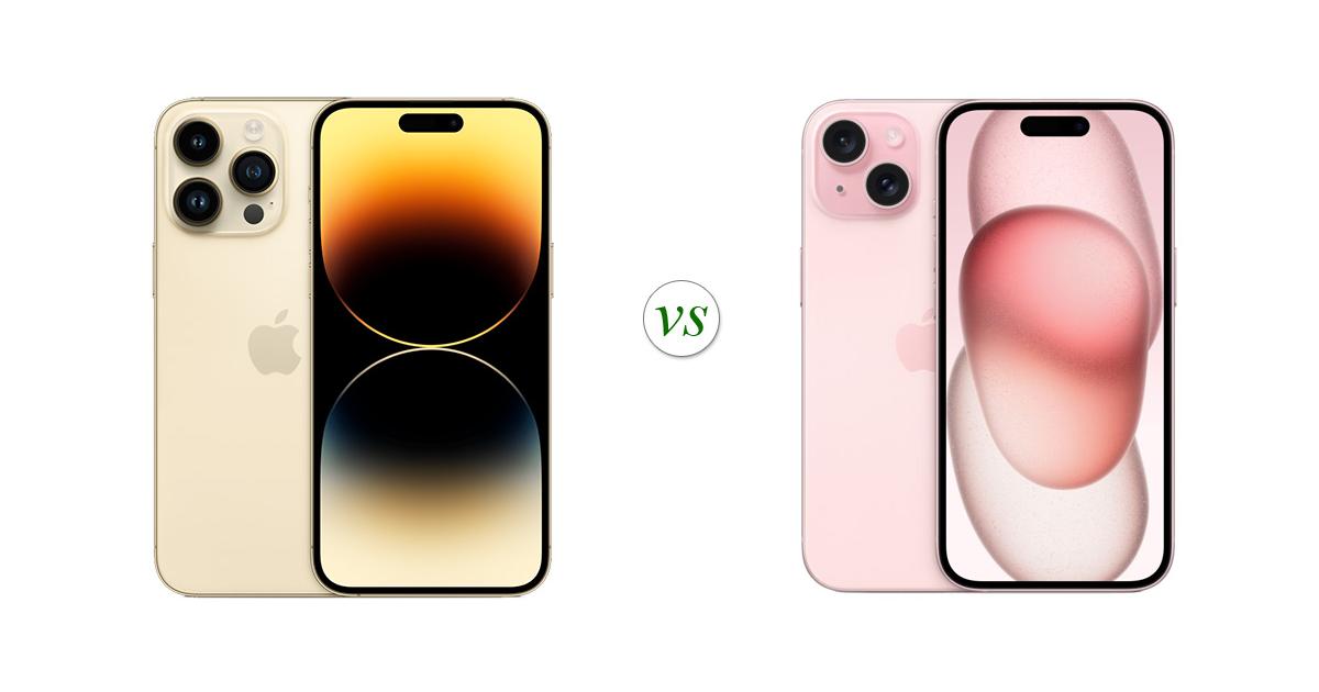 Apple iPhone 14 Pro Max vs Apple iPhone 15: Side by Side Specs Comparison