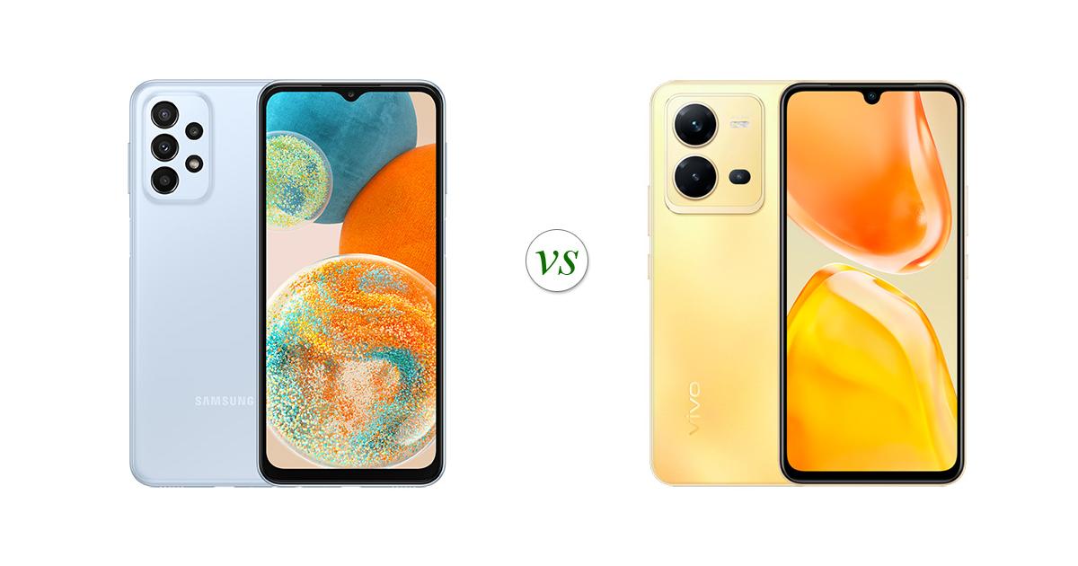 samsung a23 5g vs vivo v25e