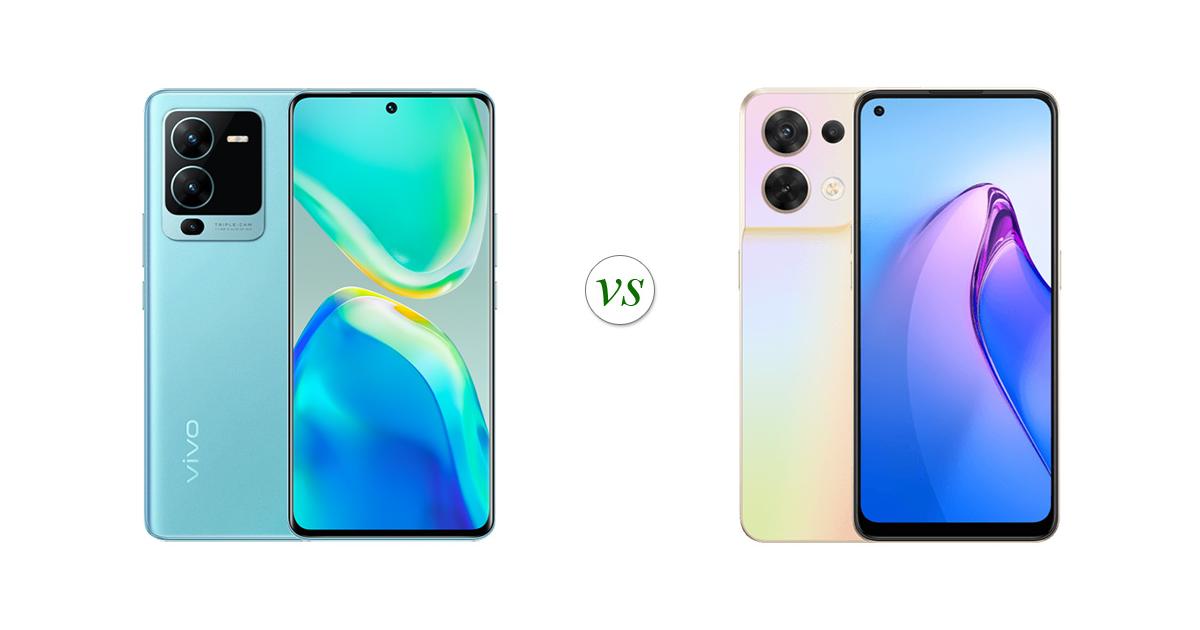 compare vivo v25 and oppo reno 8