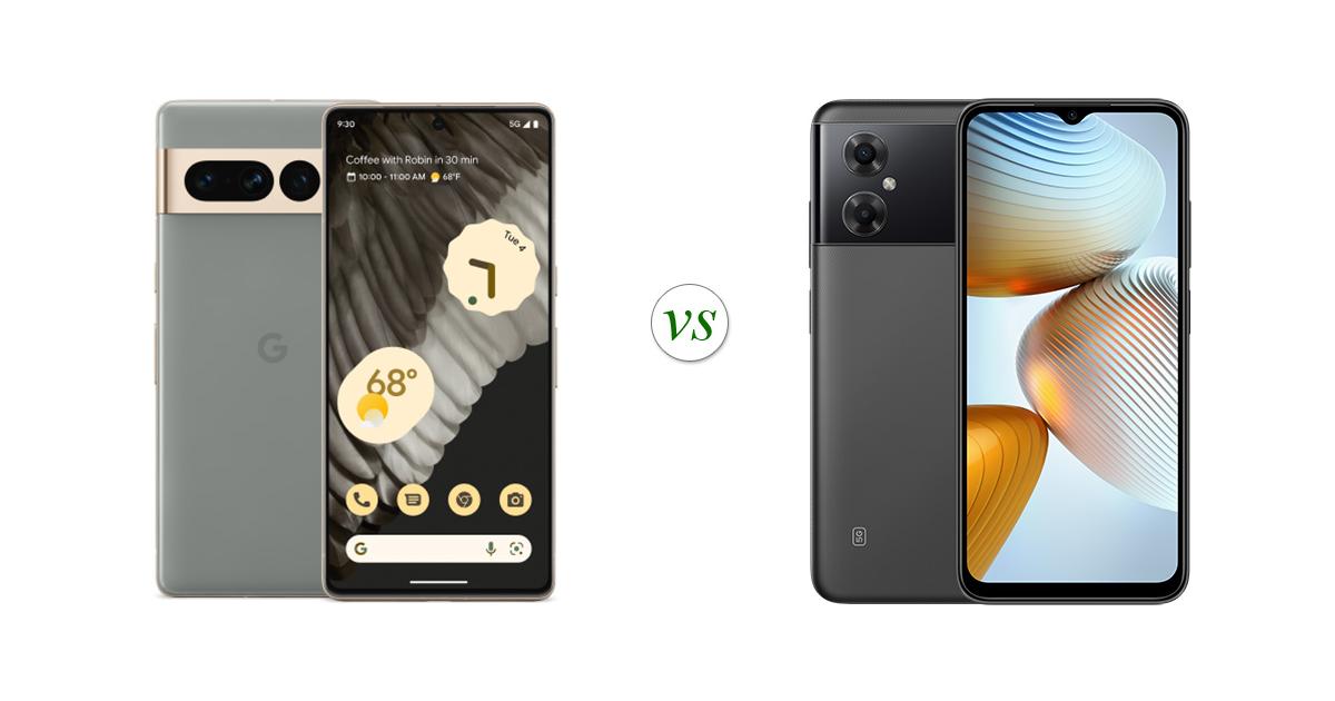 google pixel 7 vs poco f4 gt