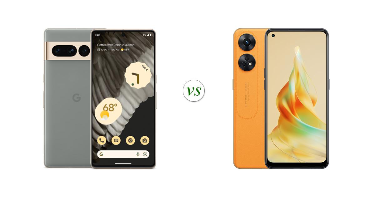 google pixel 6a vs oppo reno 7