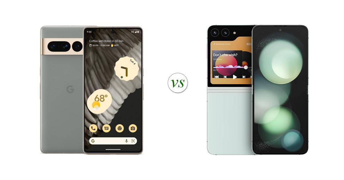 galaxy z flip 4 vs google pixel 7