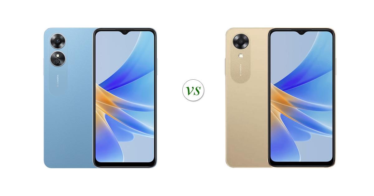 oppo a17 and a17k comparison