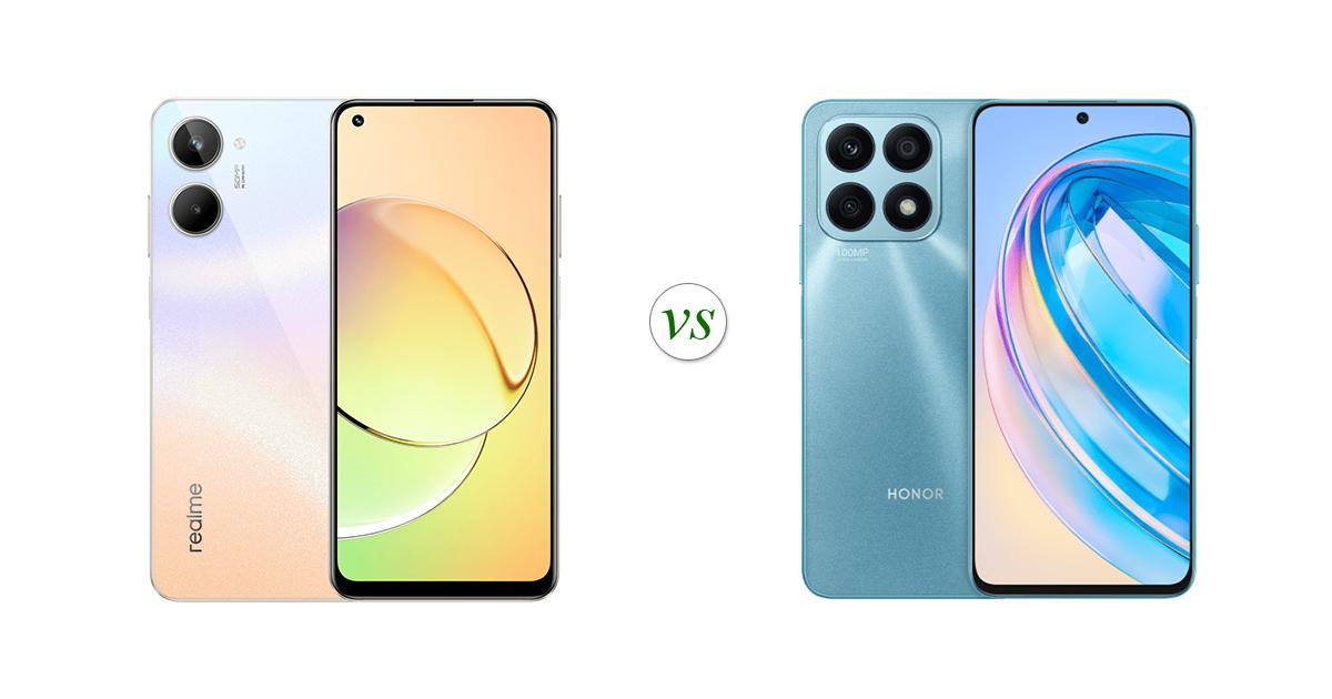 honor x8a vs realme 8