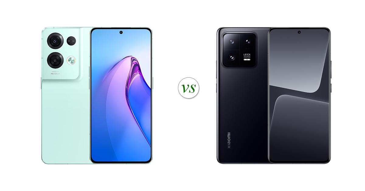 OPPO Reno8 Pro 5G vs Xiaomi 13 Pro: Side by Side Specs Comparison