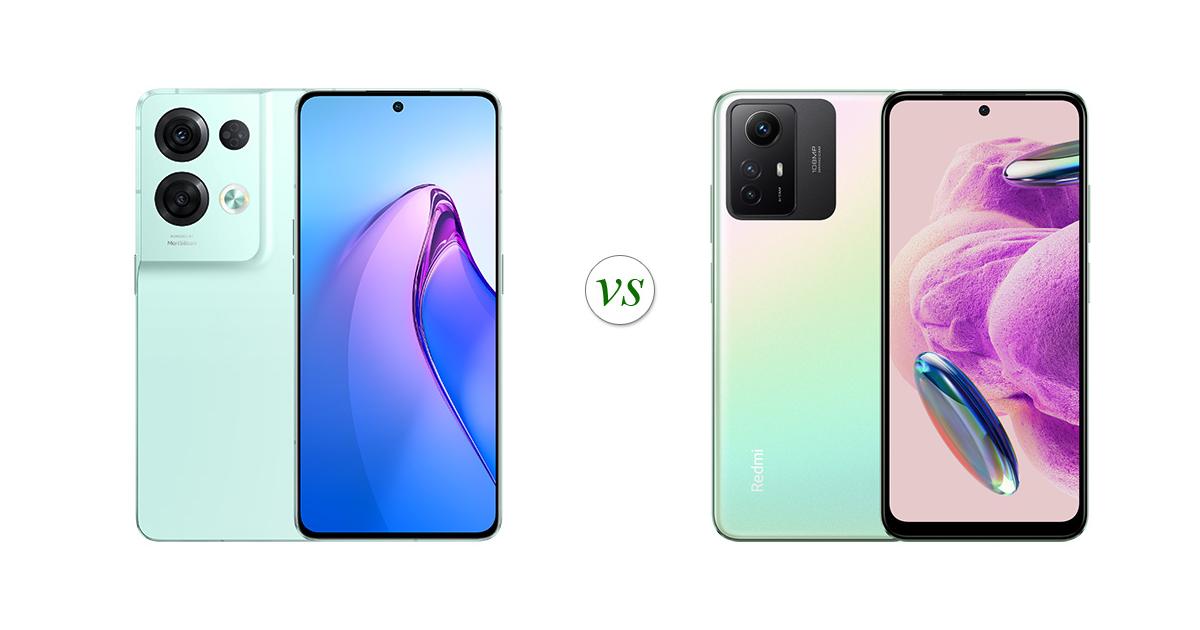 oppo reno 8 vs xiaomi redmi note 12