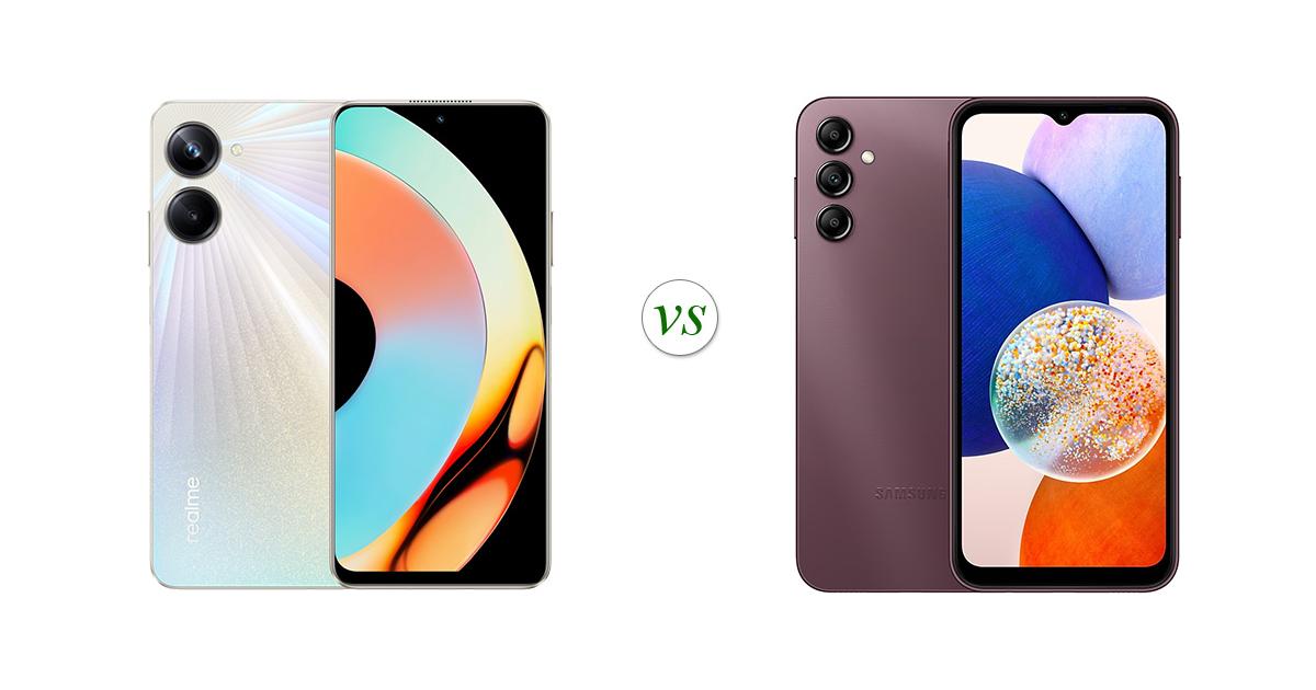 realme 10 pro vs samsung a14