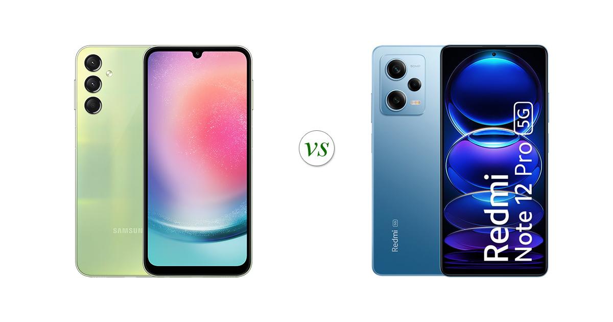 samsung a24 vs redmi note 12 8gb