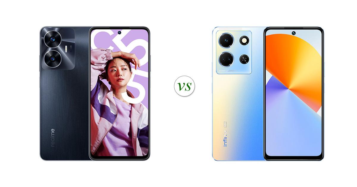 realme c55 vs infinix note 12 (2023)