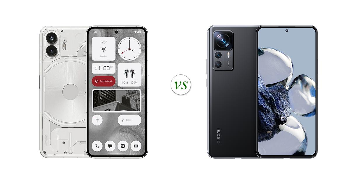 xiaomi 12 pro vs nothing phone 2