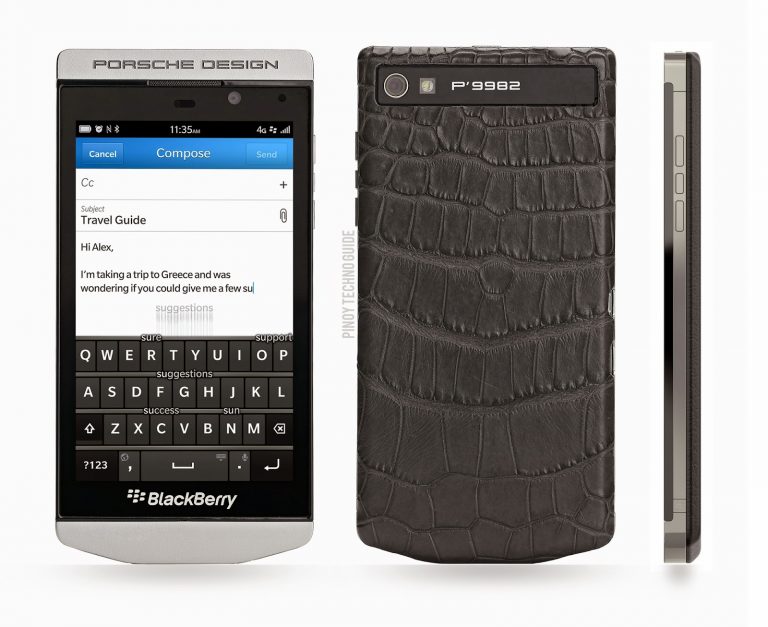 Blackberry porsche design 9982