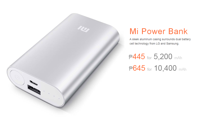 Xiaomi Offers 5200mAh Mi Powerbank for ₱445 and 10400mAh for in the | Pinoy Guide